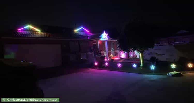 Christmas Light display at 7 Brownlow Court, Lara