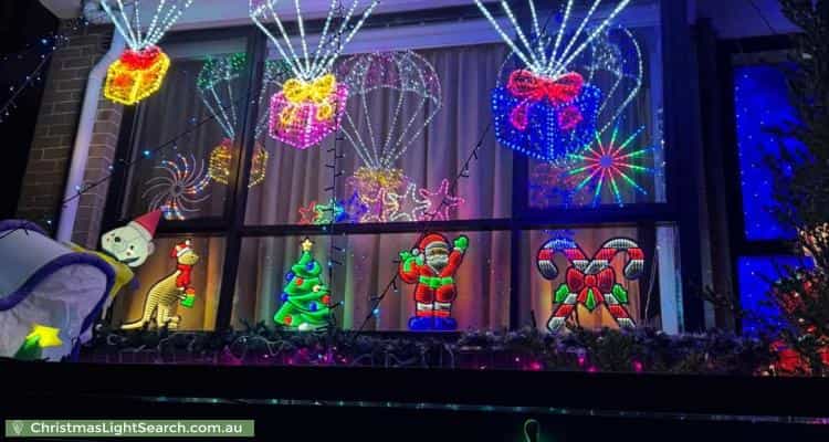 Christmas Light display at 48 Beauchamp Road, Hillsdale