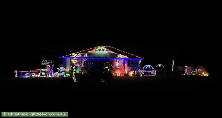 Christmas Light display at 26 Arcane Drive, Gowrie Junction
