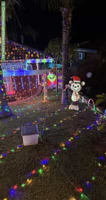 Christmas Light display at 23 Jindinga Way, Wanneroo