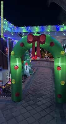 Christmas Light display at 23 Jindinga Way, Wanneroo