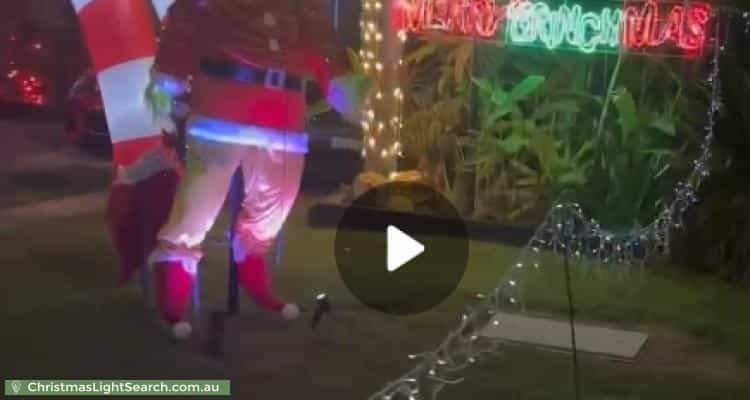 Christmas Light display at 25 Hargreaves Street, Wulguru