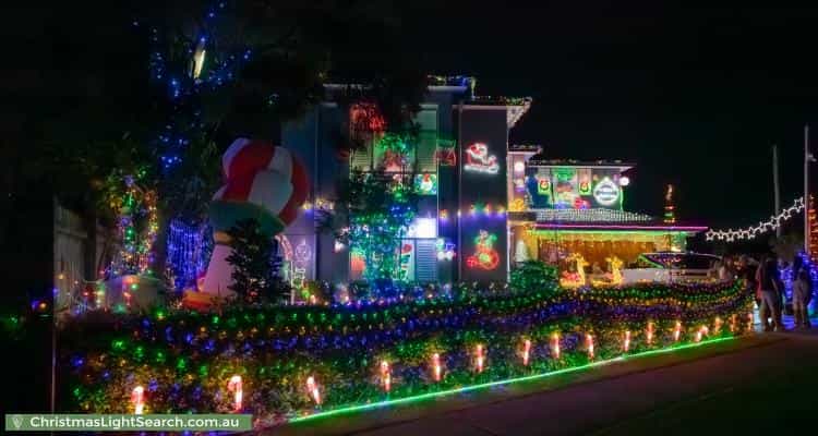 Christmas Light display at 10 Thorn Street, Pennant Hills