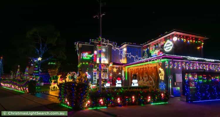 Christmas Light display at 10 Thorn Street, Pennant Hills