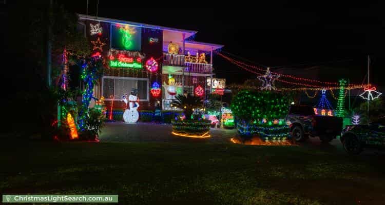 Christmas Light display at 10 Thorn Street, Pennant Hills