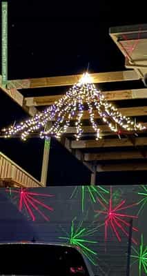 Christmas Light display at 51 Hui-Hui Drive, Happy Valley