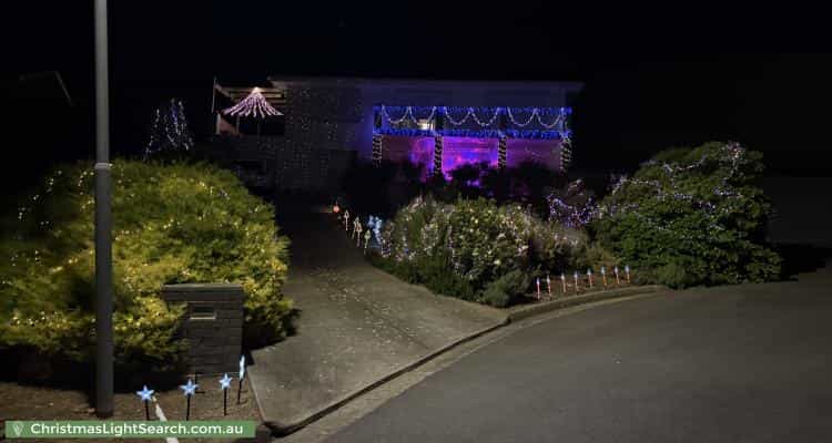 Christmas Light display at 51 Hui-Hui Drive, Happy Valley