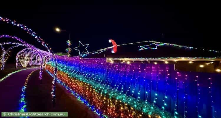 Christmas Light display at 57 Swansona Avenue, Mount Annan