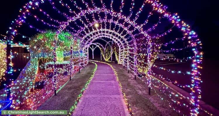 Christmas Light display at 57 Swansona Avenue, Mount Annan