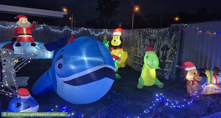 Christmas Light display at 93 Reif Street, Flinders View