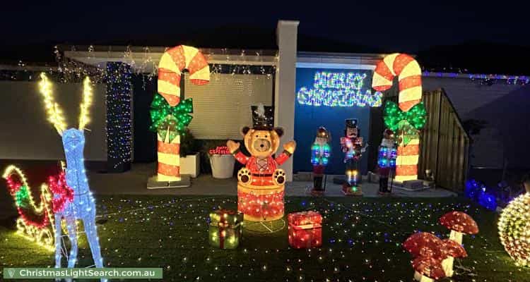 Christmas Light display at 28 Arneis Avenue, Dayton