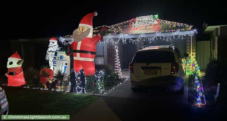 Christmas Light display at 11 Geoff Road, Munno Para West