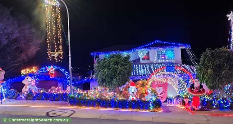 Christmas Light display at 55 Harry Hopman Circuit, Gordon