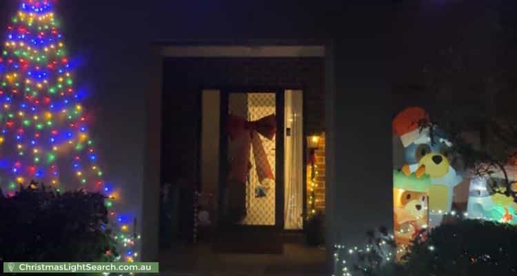 Christmas Light display at 4 Garrard Crescent, Clyde