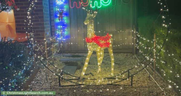 Christmas Light display at 4 Garrard Crescent, Clyde