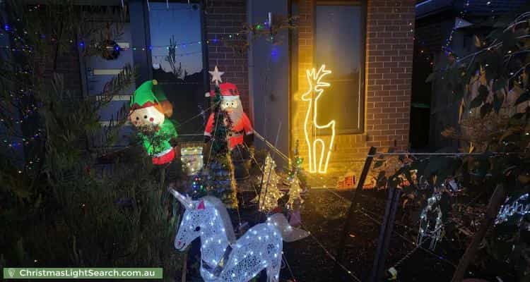 Christmas Light display at 18 Cumberland Drive, Mickleham