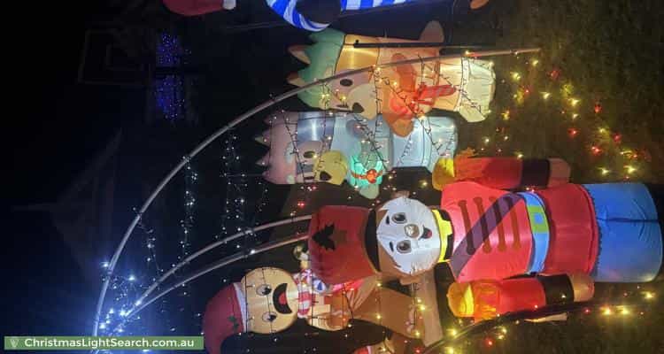 Christmas Light display at 64 Grand Paradiso Parade, Merriwa