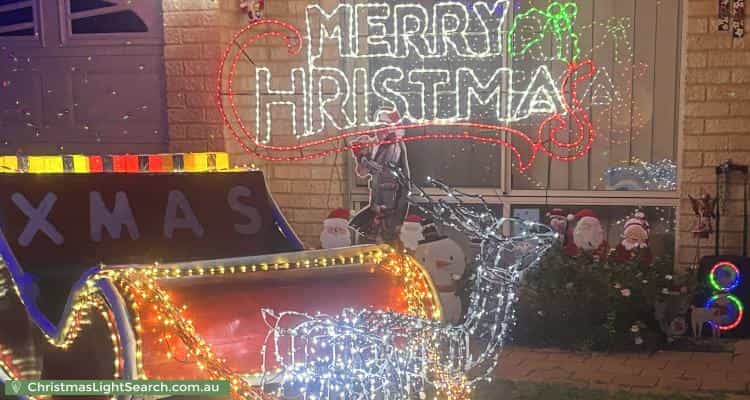 Christmas Light display at 64 Grand Paradiso Parade, Merriwa