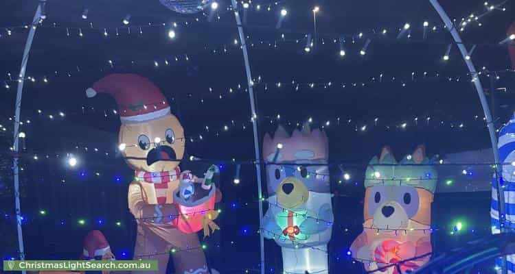 Christmas Light display at 64 Grand Paradiso Parade, Merriwa