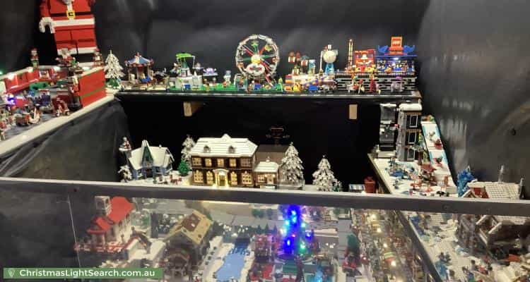 Christmas Light display at  Chain-O-Ponds Circuit, Mount Annan