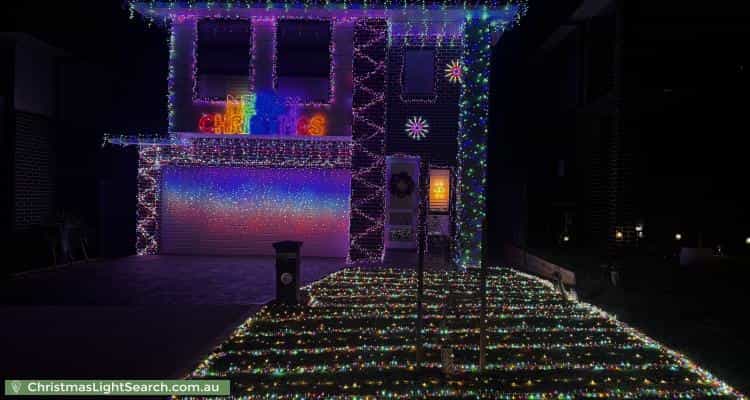 Christmas Light display at 12 Arches Avenue, Box Hill