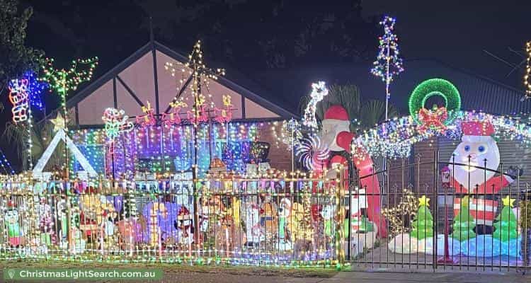 Christmas Light display at  Belmore Terrace, Woodville Park