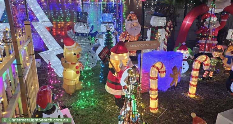 Christmas Light display at  Belmore Terrace, Woodville Park