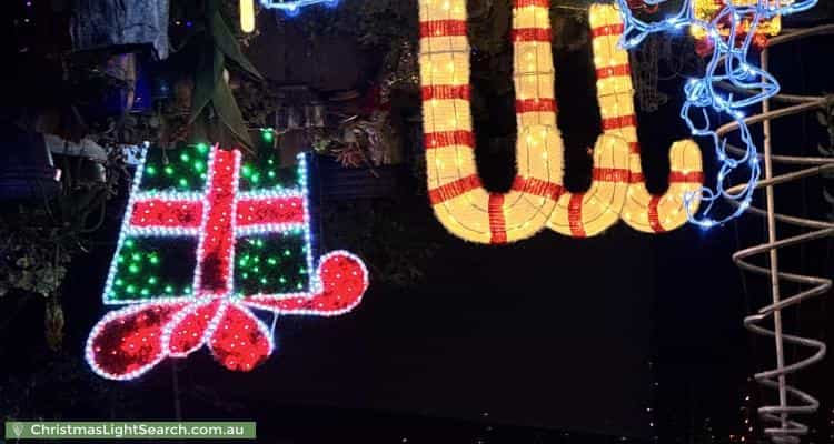 Christmas Light display at 10 Nimary Court, Eltham North