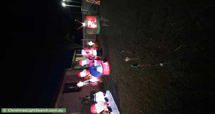 Christmas Light display at 78 Van Diemen Avenue, Willmot