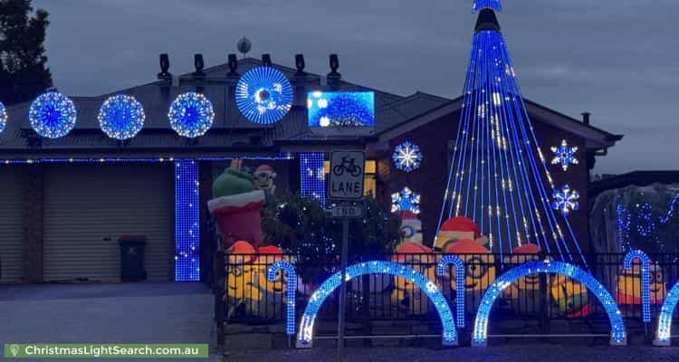 Christmas Light display at 69A Aldinga Road, Willunga