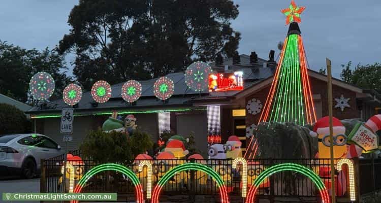 Christmas Light display at 69A Aldinga Road, Willunga