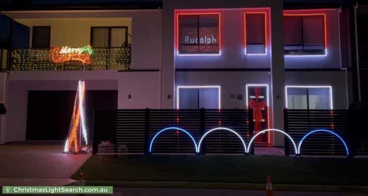 Christmas Light display at 29 Kingston Avenue, Royal Park
