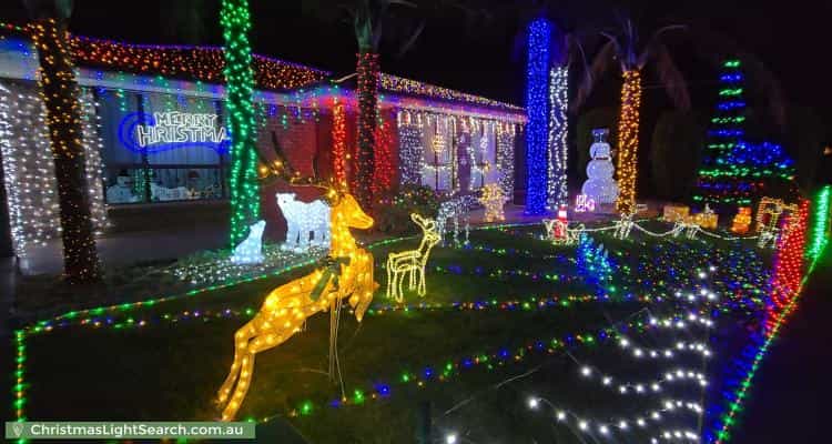 Christmas Light display at 35 Toorak Drive, Blakeview