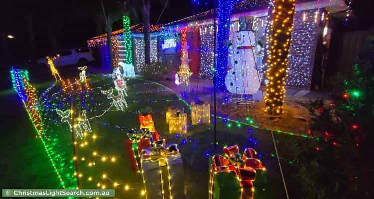Christmas Light display at 35 Toorak Drive, Blakeview