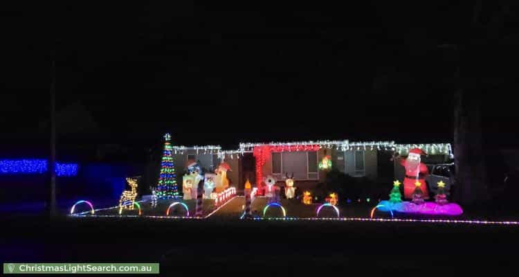Christmas Light display at 6 Corella Avenue, Glenalta
