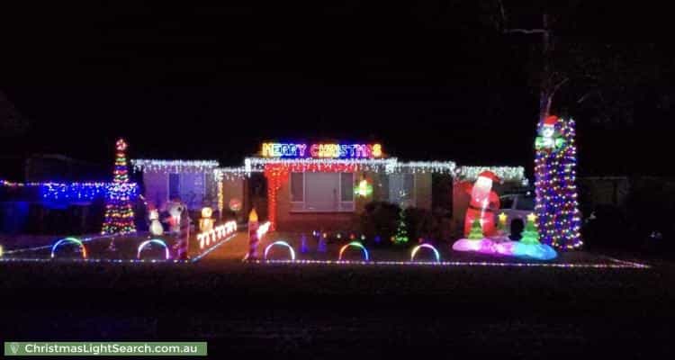Christmas Light display at 6 Corella Avenue, Glenalta