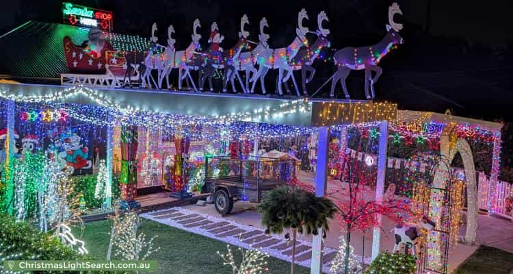 Christmas Light display at 15 Sofa Street, Marayong
