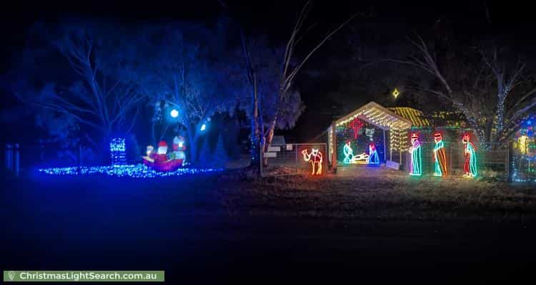Christmas Light display at 17 Betty Road, Lewiston