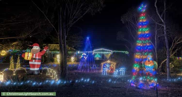Christmas Light display at 17 Betty Road, Lewiston