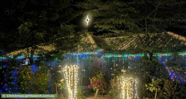 Christmas Light display at 17 Betty Road, Lewiston