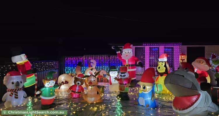 Christmas Light display at 13 Catherine Street, Beenleigh