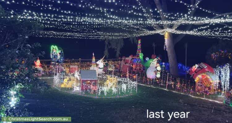 Christmas Light display at 1320 Stone Street, Chidlow