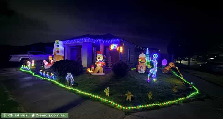 Christmas Light display at 51 Dingo Street, Point Cook