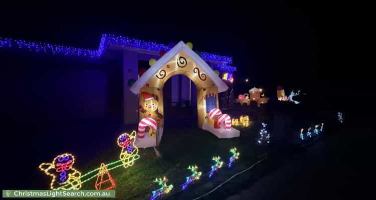 Christmas Light display at 51 Dingo Street, Point Cook