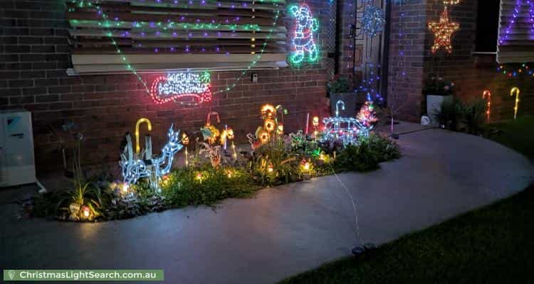 Christmas Light display at 22 Stephanie Drive, Morayfield