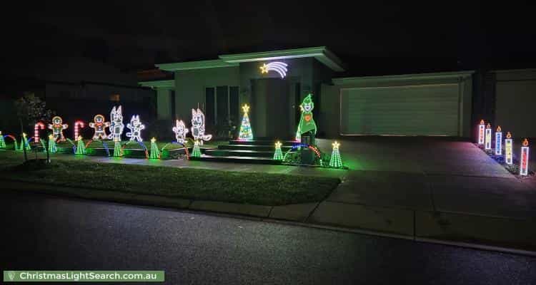 Christmas Light display at 6 Statham View, Cranbourne West