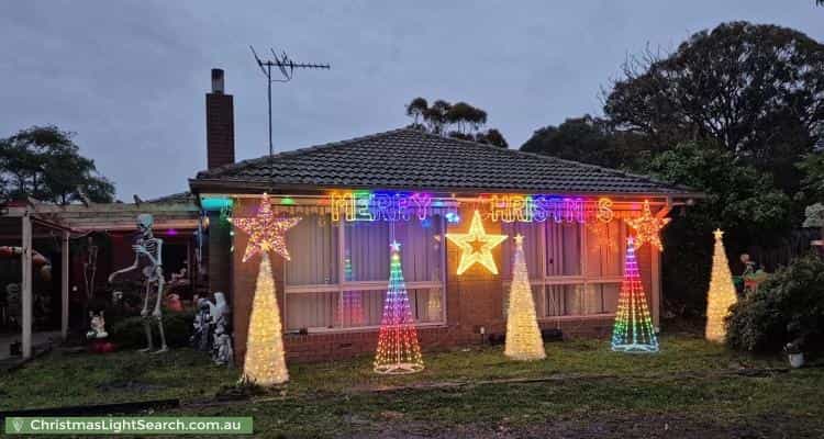 Christmas Light display at 31 Collison Road, Cranbourne East