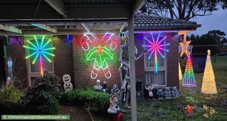 Christmas Light display at 31 Collison Road, Cranbourne East