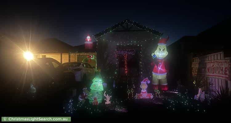 Christmas Light display at 55 Spring Street, Queenstown
