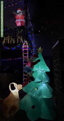 Christmas Light display at 65 Tait Street, Kelvin Grove